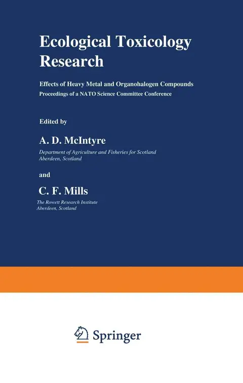 Cover of Ecological Toxicology Research