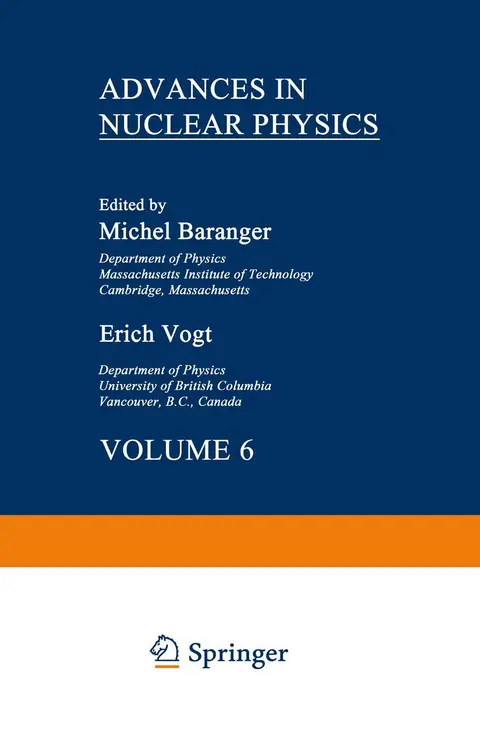 Cover of Advances in Nuclear Physics