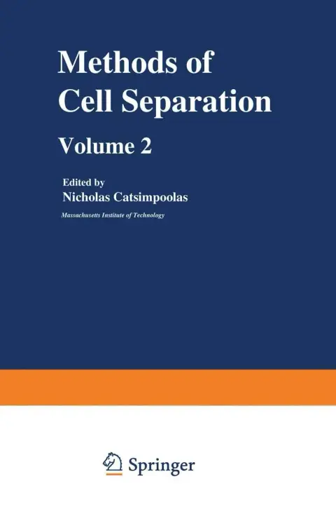 Cover of Methods of Cell Separation