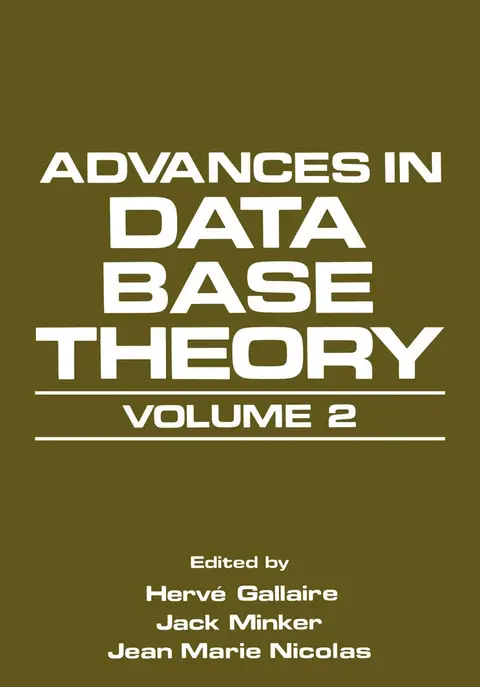 Cover of Advances in Data Base Theory