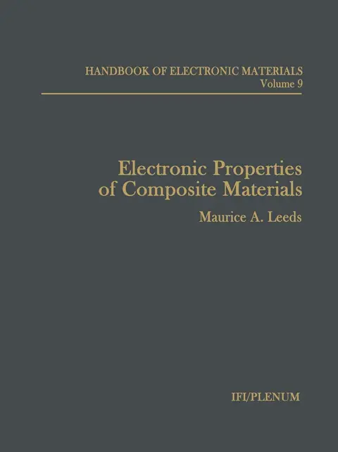 Cover of Electronic Properties of Composite Materials