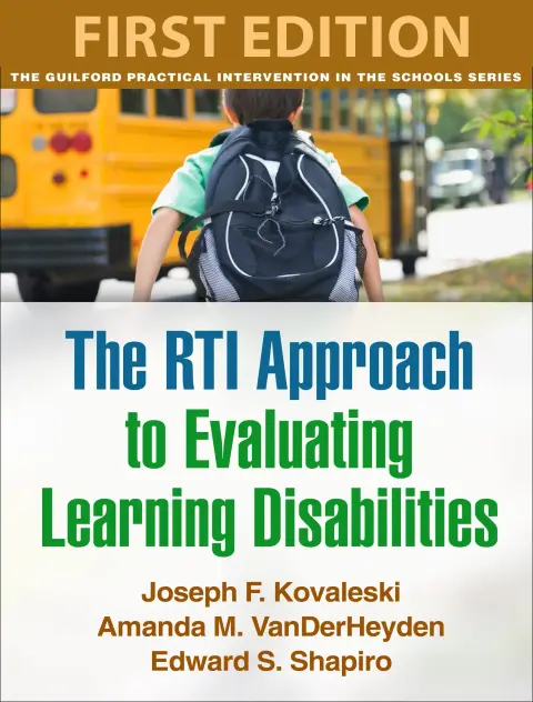 Cover of The RTI Approach to Evaluating Learning Disabilities, Lay-flat