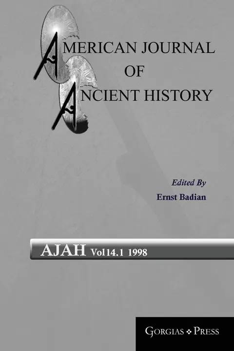 Cover of American Journal of Ancient History