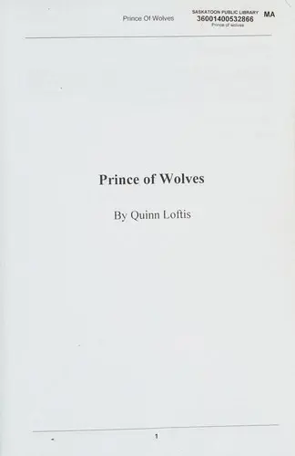 Cover of Prince of Wolves