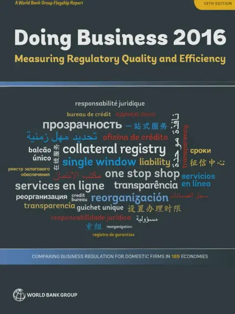 Cover of Doing Business 2016