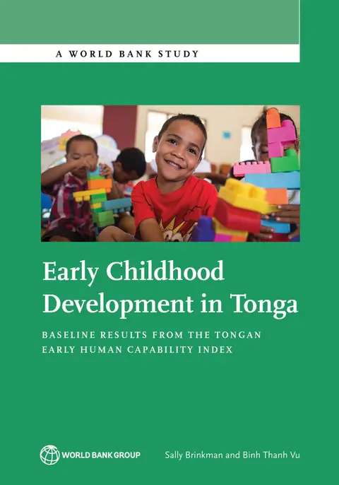 Cover of Early childhood development in Tonga