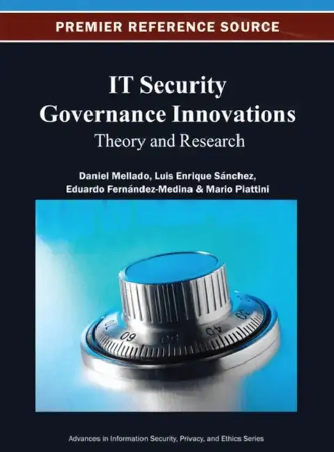 Cover of IT Security Governance Innovations