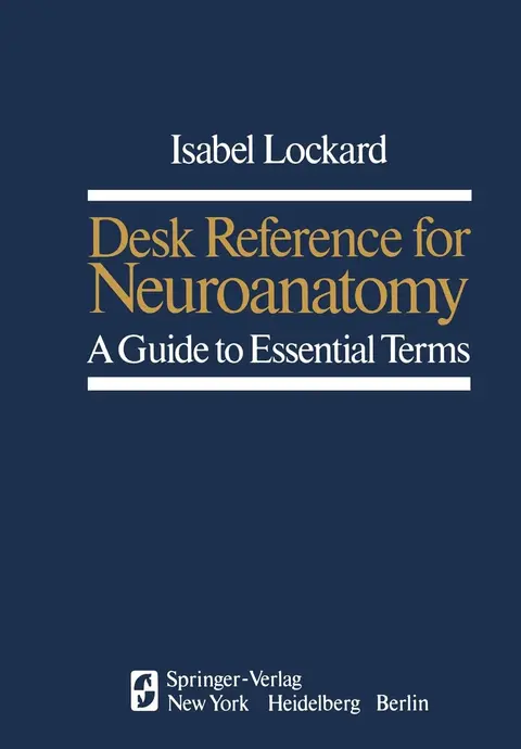 Cover of Desk Reference for Neuroanatomy