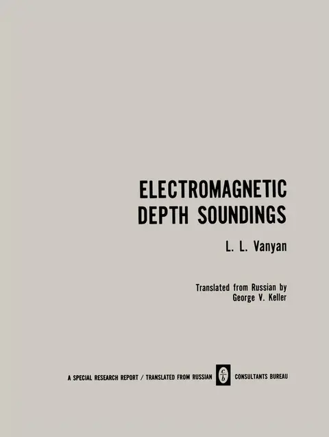 Cover of Electromagnetic Depth Soundings