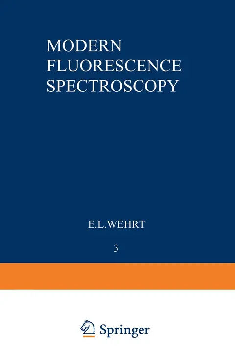 Cover of Modern Fluorescence Spectroscopy