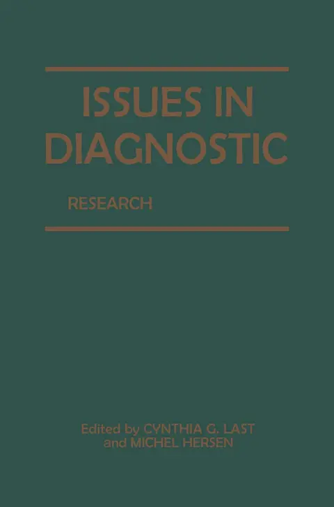 Cover of Issues in Diagnostic Research