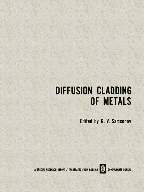 Cover of Diffusion Cladding of Metals