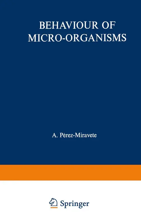 Cover of Behaviour of Micro-organisms