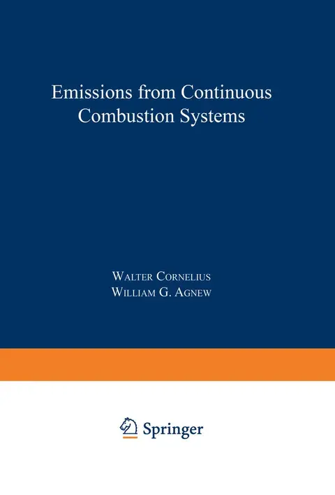 Cover of Emissions from Continuous Combustion Systems
