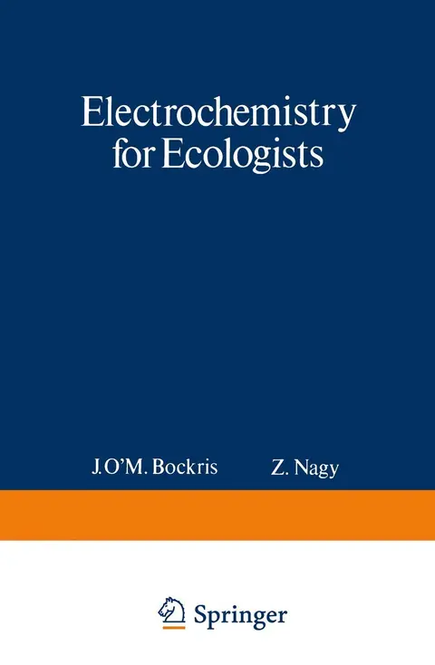 Cover of Electrochemistry for Ecologists