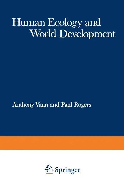 Cover of Human Ecology and World Development