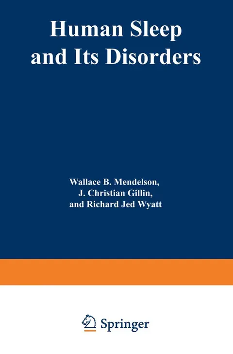 Cover of Human Sleep and Its Disorders