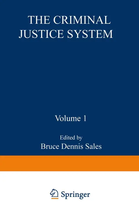 Cover of The Criminal Justice System