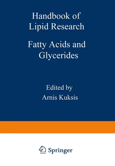 Cover of Fatty Acids and Glycerides