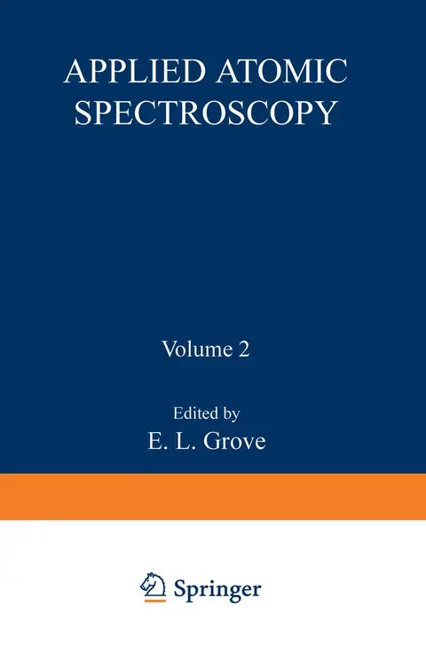 Cover of Applied Atomic Spectroscopy