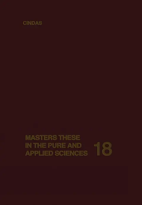 Cover of Masters Theses in the Pure and Applied Sciences
