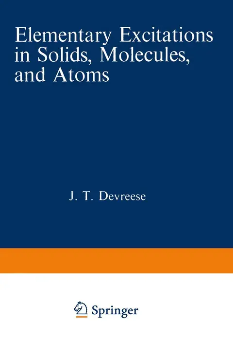 Cover of Elementary Excitations in Solids, Molecules, and Atoms