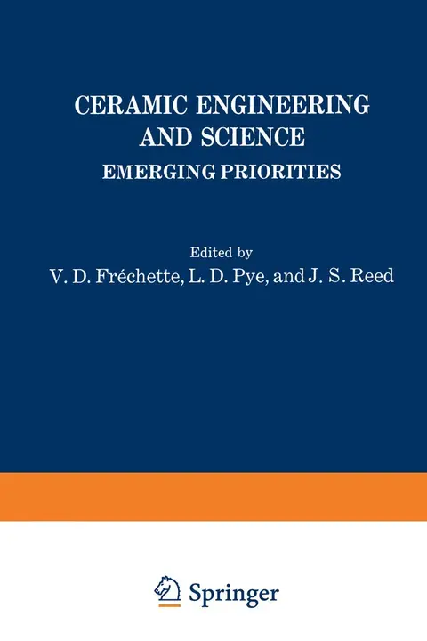Cover of Ceramic Engineering and Science