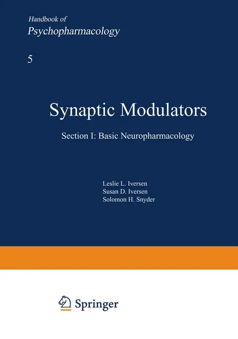 Cover of Synaptic Modulators