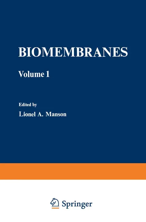 Cover of Biomembranes
