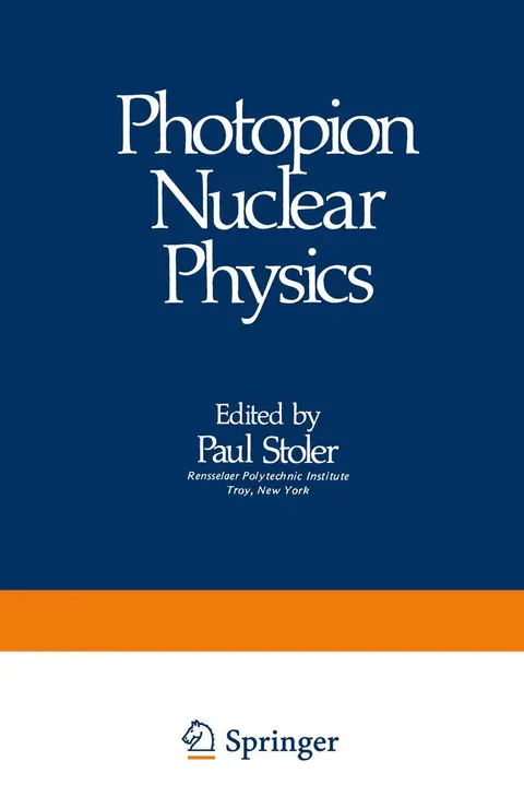 Cover of Photopion Nuclear Physics