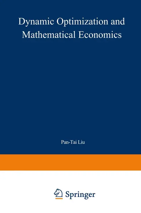 Cover of Dynamic Optimization and Mathematical Economics