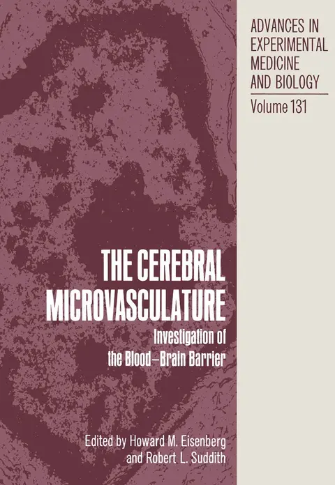 Cover of The Cerebral Microvasculature