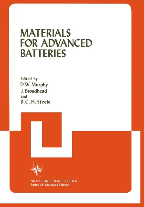 Cover of Materials for Advanced Batteries