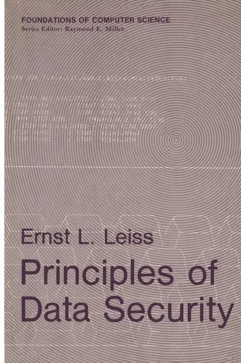 Cover of Principles of Data Security