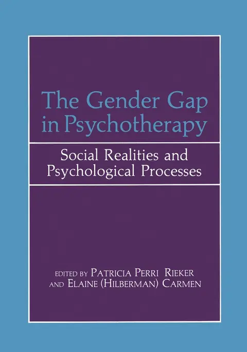 Cover of The Gender Gap in Psychotherapy
