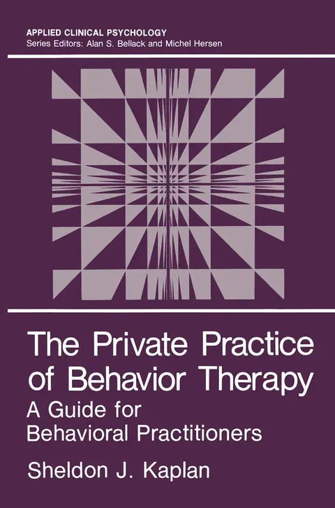 Cover of The Private Practice of Behavior Therapy