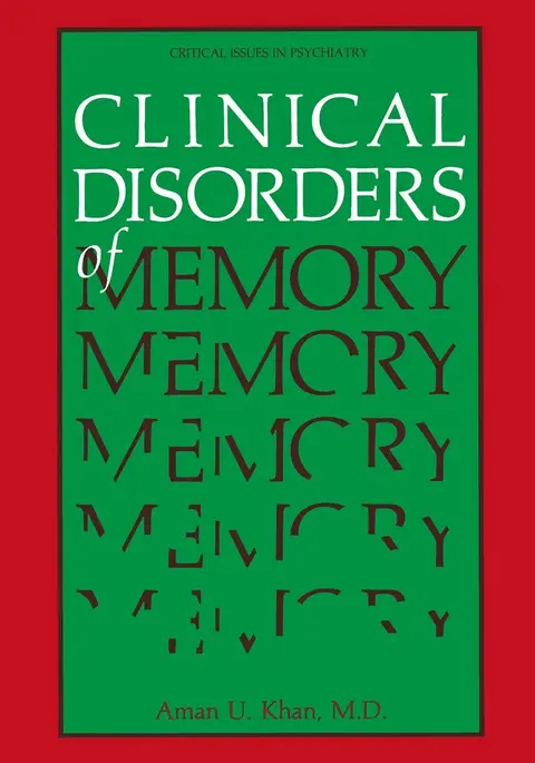 Cover of Clinical Disorders of Memory
