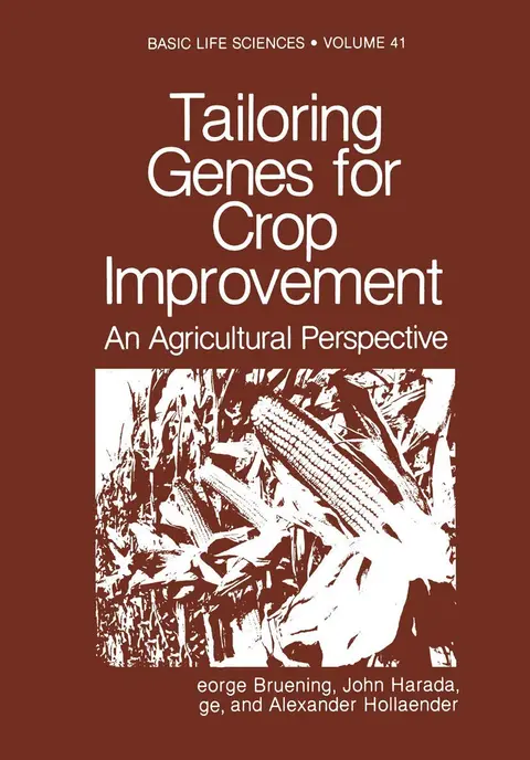 Cover of Tailoring Genes for Crop Improvement