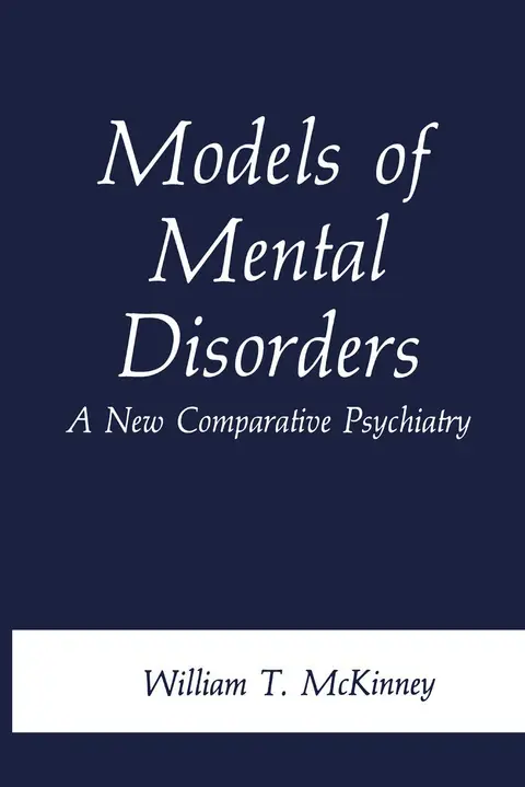 Cover of Models of Mental Disorders