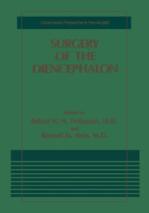 Cover of Surgery of the Diencephalon