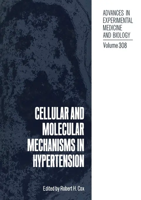 Cover of Cellular and Molecular Mechanisms in Hypertension