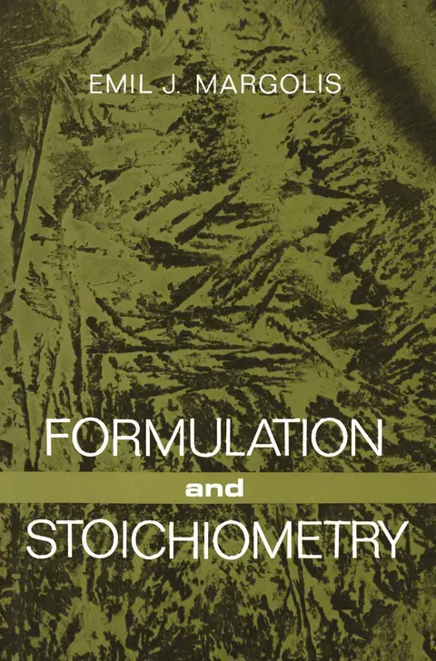 Cover of Formulation and Stoichiometry