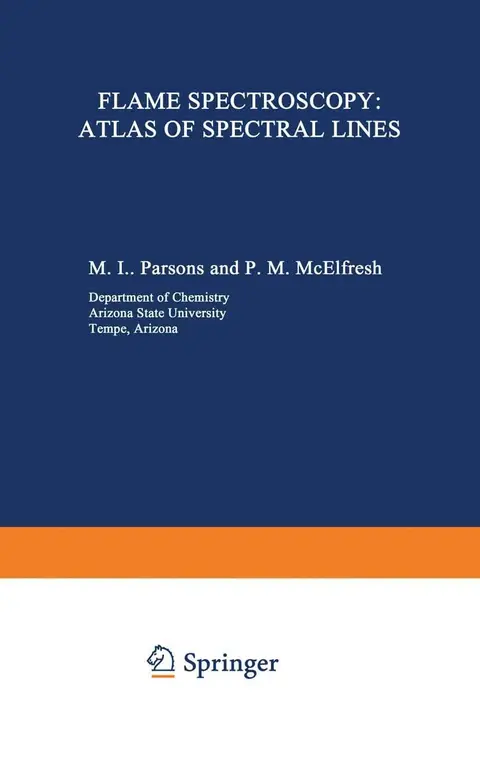 Cover of Flame Spectroscopy