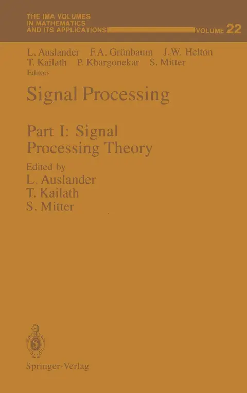 Cover of Signal Processing