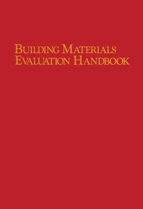 Cover of Building Materials Evaluation Handbook