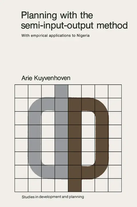 Cover of Planning with the semi-input-output method