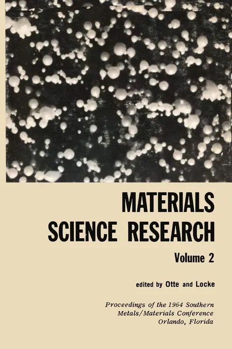 Cover of Materials Science Research