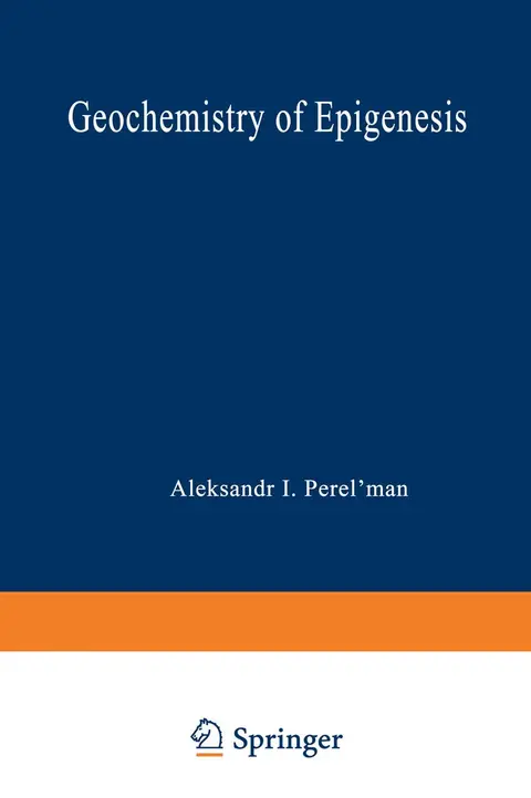 Cover of Geochemistry of Epigenesis