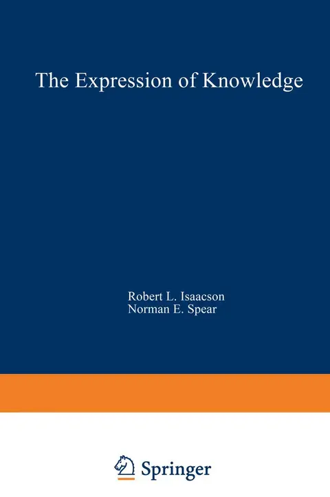 Cover of The Expression of Knowledge