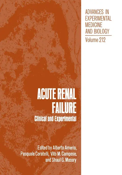 Cover of Acute Renal Failure